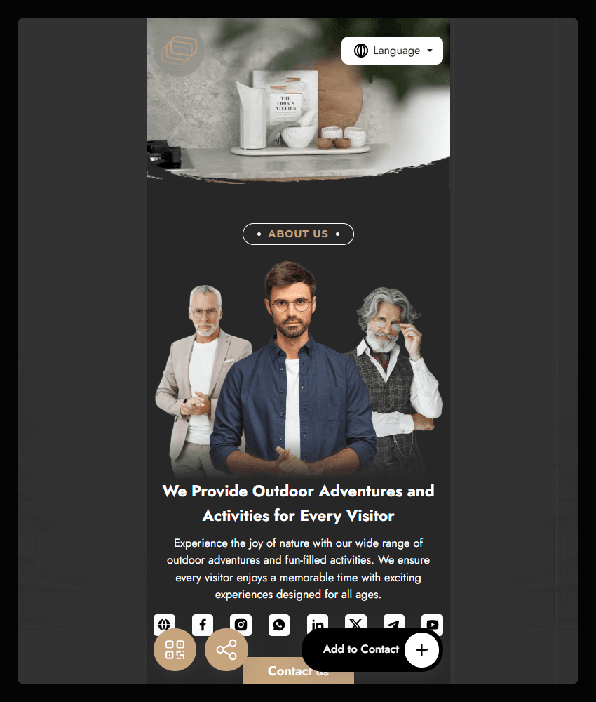Architecture website template preview